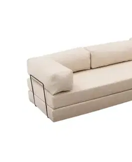 Sedacie súpravy Rohová sedacia súprava / Rohová pohovka Comfort - Cream