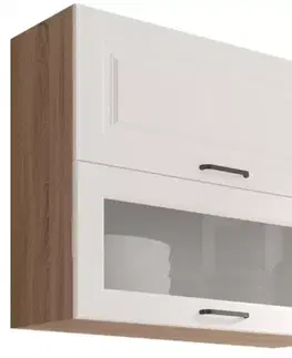 Kuchynské skrinky visiace Kuchynská skrinka Smart  41g Sonoma/Biely Mat