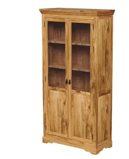 Príborníky Vitrína Guru 100x200x45 z mangového dreva
