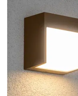 LED osvetlenie BRILAGI - vonkajšie LED nástenné svietidlo TERNI LED/12W/230V hnedá IP44 WO-HR60421-OEM-RUST