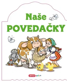 Leporelá, krabičky, puzzle knihy Tvarované leporelo - Naše povedačky - Kolektív autorov