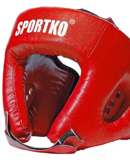 Boxerské prilby Boxerský chránič hlavy SportKO OD1 modrá - M