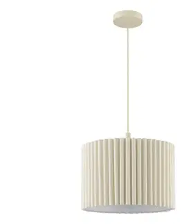Svietidlá Brilliant - Závesné svietidlo na lane VELIN 1xE27/20W/230V pr. 35 cm krémové 51470/09
