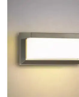 Svietidlá BRILAGI - LED stmievateľné vonkajšie nástenné svietidlo BRICKY 1xE27/6W/230V 2700-6500K IP54 sivá BG1696+AI0601
