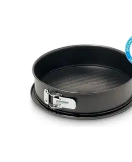 Formy na pečenie Kinekus Forma tortová okrúhla priemer 24cm, otváracia, vaflové dno, nepriľnavý povrch, čierna, GARDENIA