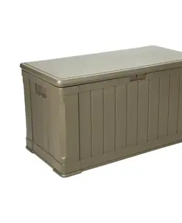 Záhradné úložné boxy Záhradný úložný box 440L plastový Dekorhome