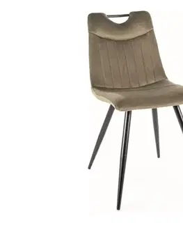 Jedálenské zostavy Jedálenská stolička ORFE VELVET Signal