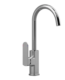 Kuchynské drezy MEREO Mereo Drezová stojanková batéria, Mada, s ramienkom nad pákou,výška 368 mm, chróm CBQ20103M
