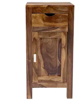 Kúpeľňový nábytok Skrinka do kúpeľne Amba 40x80x35 z indického masívu palisander