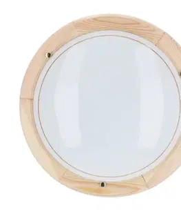 Stropná svetla Stropné svietidlo plafón 2X60W E27 borovica STANDARD