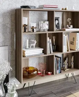 Knižnice Knižnica Mistico - Walnut