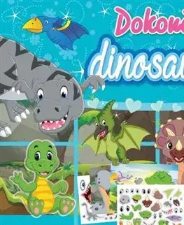 Nalepovačky, vystrihovačky, skladačky Dokonči dinosaury