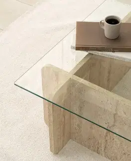 Konferenčné stolíky Konferenčný stolík Escape Travertine