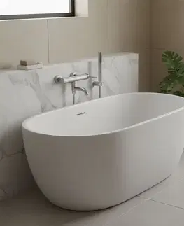 Kúpeľňové batérie REA - Vaňová nástenná batéria Argon Brush Nickel REA-B6452