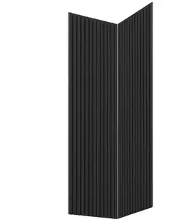 Kuchynské skrinky Čelo skrinky Luxeo F14-G60N2(100) ryfla black
