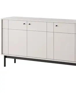 Komody do spálne Komoda Japandi K154 kašmír