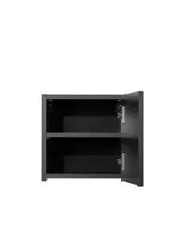Skrinky do kúpeľne ArtCom Závesná skrinka do kúpeľne NOVA Black 83-30-1DQ | kocka