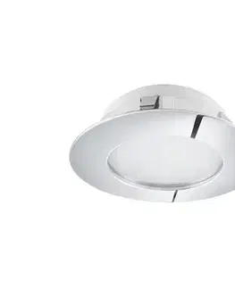 Svietidlá Eglo 78748 - LED Stmievateľné podhľadové svietidlo PINEDA LED/12W/230V chróm 78748