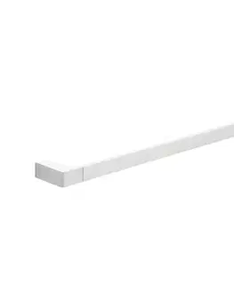Svietidlá Gedy - Nástenný vešiak na uteráky PIRENEI 6,6x60 cm matná biela PI216002