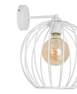 Svietidlá  Nástenná lampa MERCURE 1xE27/15W/230V biela KK-1388/1 WT