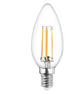 Dekoračné žiarovky Žiarovka LED sviečka FIL 7W E14 806LM 3000K CCD