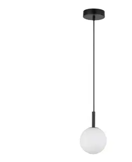 Svietidlá  Luster na lanku GAMA 1xG9/12W/230V čierna 33404