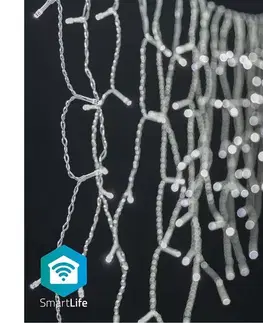 LED osvetlenie  WIFILXC03W400 - LED Vianočný záves 400xLED/8 funkcií 11m IP65 Wi-Fi Tuya WIFILXC03W400