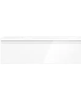 Kúpeľňový nábytok MEXEN/S - Orio kúpeľňová skrinka 100 cm s umývadlom Vela, 1 šuplík, biela lesk 91A10-10023-1-BF00-W23M00
