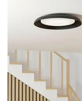 Svietidlá Eglo 99703 - LED stropné svietidlo PENJAMO LED/17,1W/230V čierne 99703