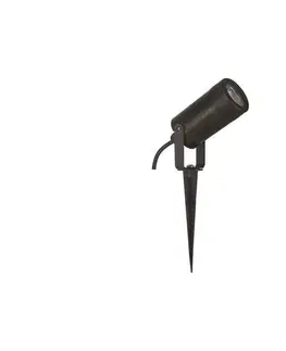 Záhradné lampy Eurolamp Vonkajšia lampa 1xGU10/5W/230V IP65 čierna 145-82021