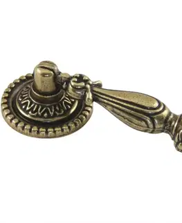 Úchytky a rukoväte Rukoväť retro gr037 patina/mosadz