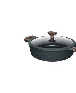 Panvice a hrnce Resto - Nízky hrniec s pokrievkou RAN 4,2 l 28 cm RES-93906