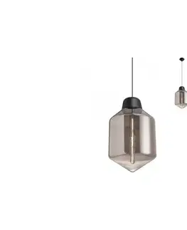 Svietidlá Redo 01-1773 - Závesný luster na lanku AMNO 1xE27/42W/230V pr. 26 cm sivý 01-1773