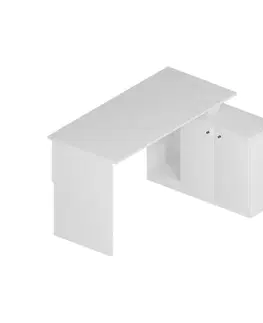 Písacie stoly Písací stôl Basak Calisma Masası - White