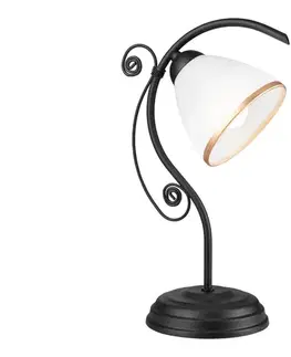 Lampy  Stolná lampa RETRO II 1xE27/60W/230V čierna LN 1.51/czarny mat