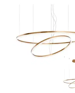 Svietidlá Redo 01-1721 - LED Luster na lanku ORBIT LED/42W + LED/66W/230V bronz 01-1721