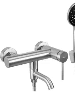 Umývadlové batérie Vaňová batéria Rea Clif brúsený nikel Inox