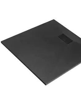 Sprchové vaničky Vanička štvorcová Vexo 90x90 čierna