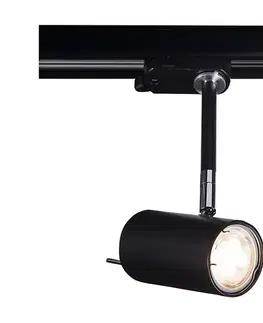 Svietidlá -  6602 - Bodové svietidlo do lištového systému FUSSA 1xGU10/15W/230V čierna 6602