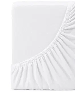Plachty 4Home froté prestieradlo biela, 200 x 220 cm