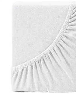 Plachty 4Home froté prestieradlo Perfect biela, 180 x 200 cm