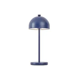 Lampy Stolná lampa modrá vrátane LED IP54 Nabíjateľná s nabíjacou stanicou - Squirrel