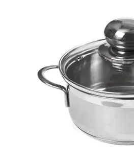 Hrnce SSW - Nerezový randlík 14cm so sklenenou pokrievkou, 0,9L