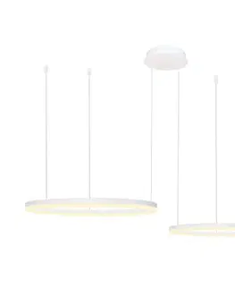 Svietidlá Azzardo  - LED Stmievateľný luster na lanku HALO LED/90W/230V biela + DO 