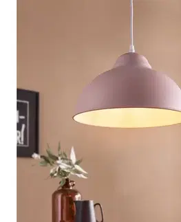 Svietidlá Eglo 54964 - Luster na lanku TRURO-P 1xE27/60W/230V ružová 54964