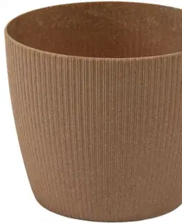 Záhrada Obal na kvety Magnolia Jumper Eco 14x11 cm svetlohnedý