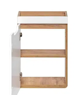 Skrinky s umývadlom ArtCom Kúpeľňová skrinka s umývadlom ARUBA White U40/1 | 40 cm