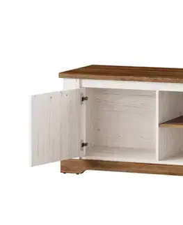 TV stolíky COUNTY 25 vintage 2-dverový stolík pod TV