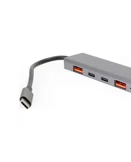 Predlžovacie káble  USB-C rozbočovač 5 v 1 s Power Delivery 100 W PMH28