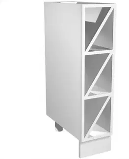 Kuchynské skrinky stojace Kuchynská skrinka Linea D20W grey